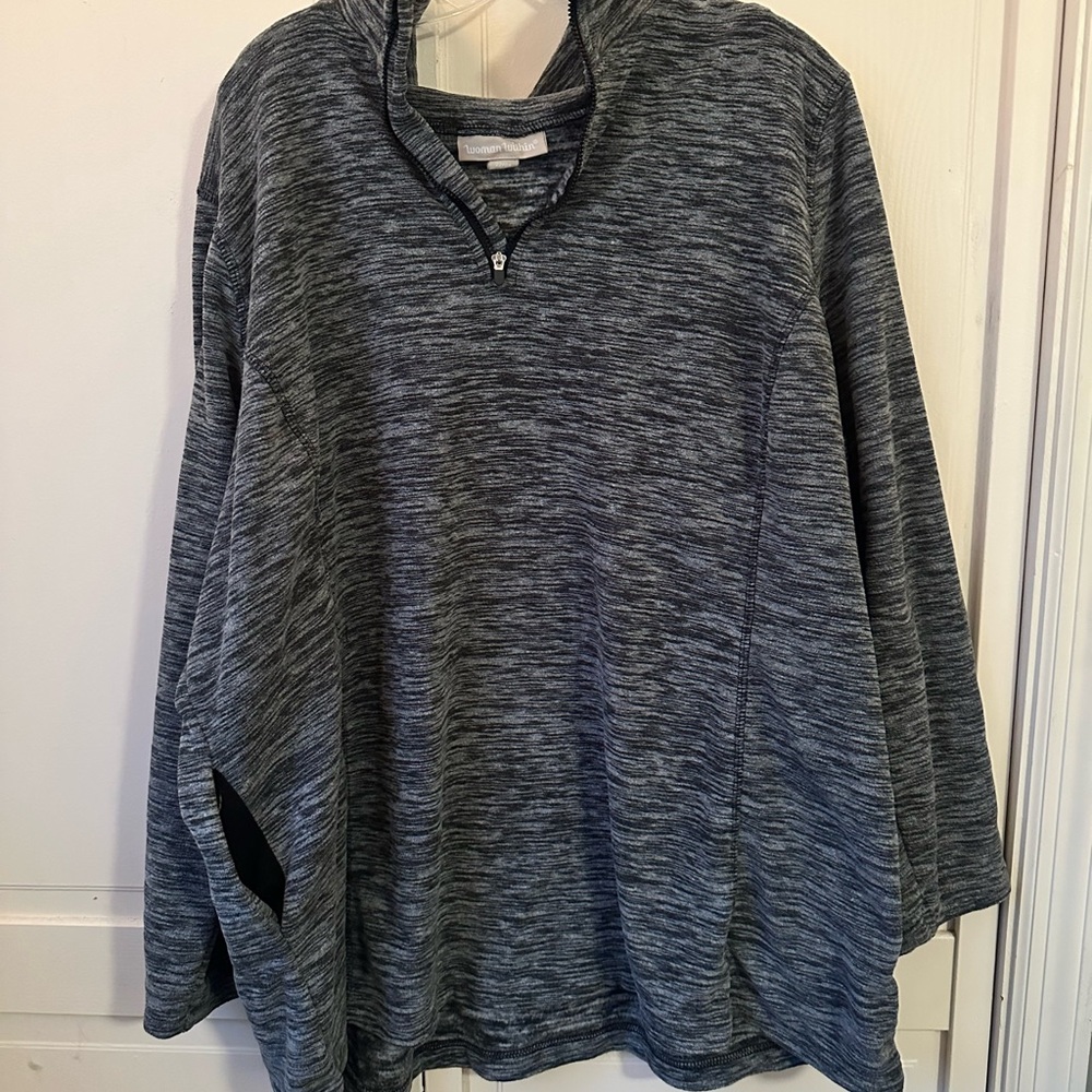 Women’s  Gray pull over quarter zip